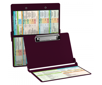 WhiteCoat Clipboard® - Wine Ovarian/Adnexal Sonography Edition
